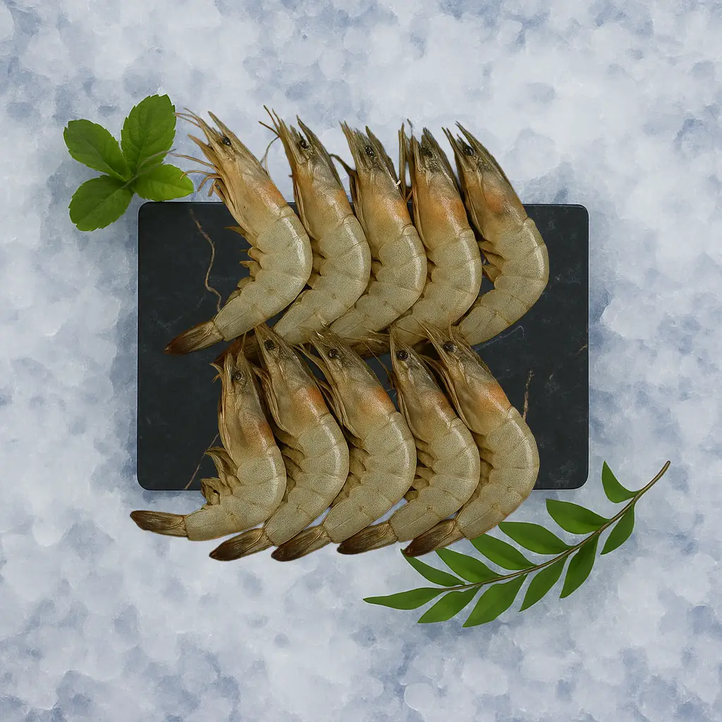 Whole Prawns (Uncleaned)